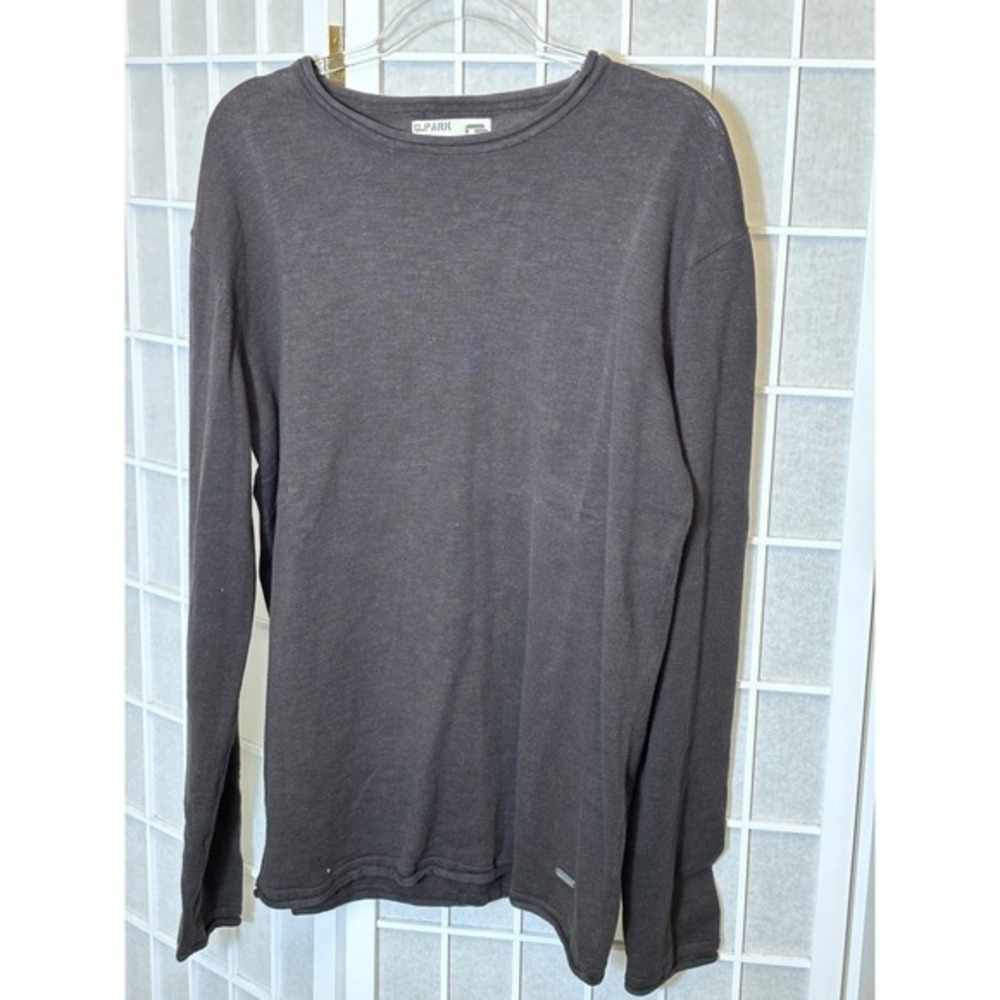Gentle Park Mens Grey Long Sleeve Top Size XXl Gorpcore Hiking Camping Climbing